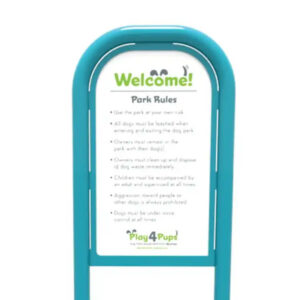 Dog Park Welcome Sign Equipment Louisiana Mississippi